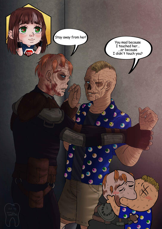 Charon (Fallout) x Joey (OC)